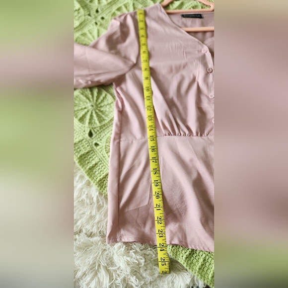 Dusty Rose Tunic Blouse - Picture 2 of 7